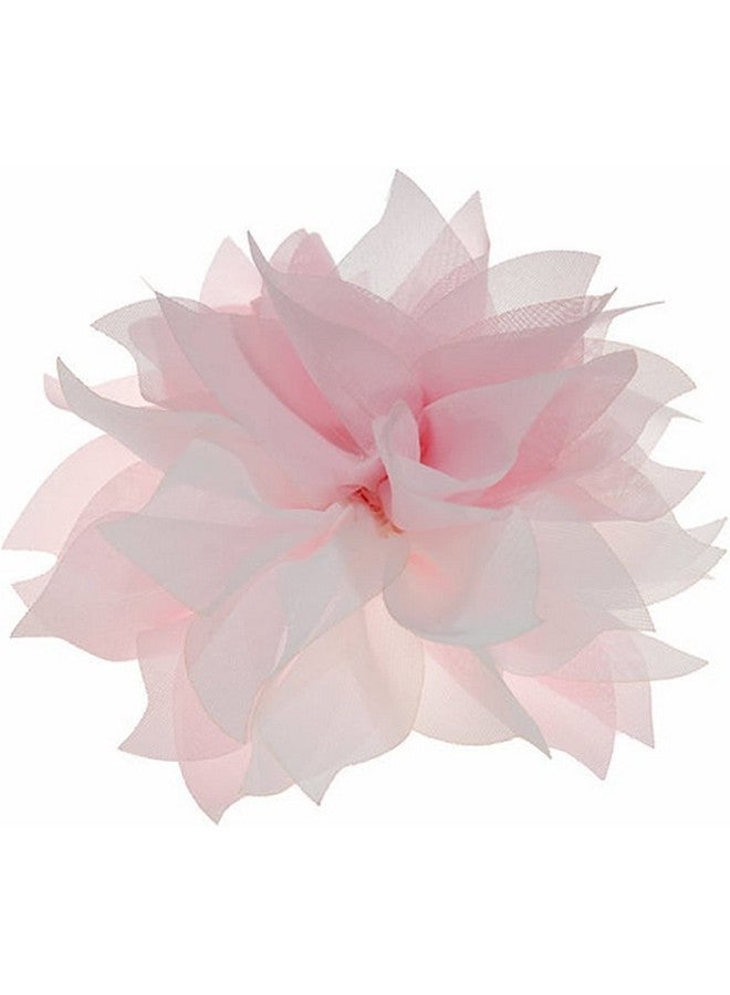 Merdia Lady Peony Silk Party Wedding Brooch Corsage Hair Head Clip Headdress Flowers (Pink Color&Acutiflorous) - Image 1