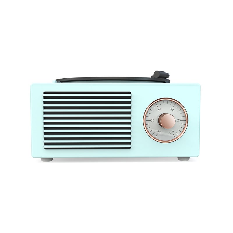 New Retro Record Player Atomic Vinyl Speaker Birthday Gift Small Speaker Portable Gift Bluetooth Audio - Image 5