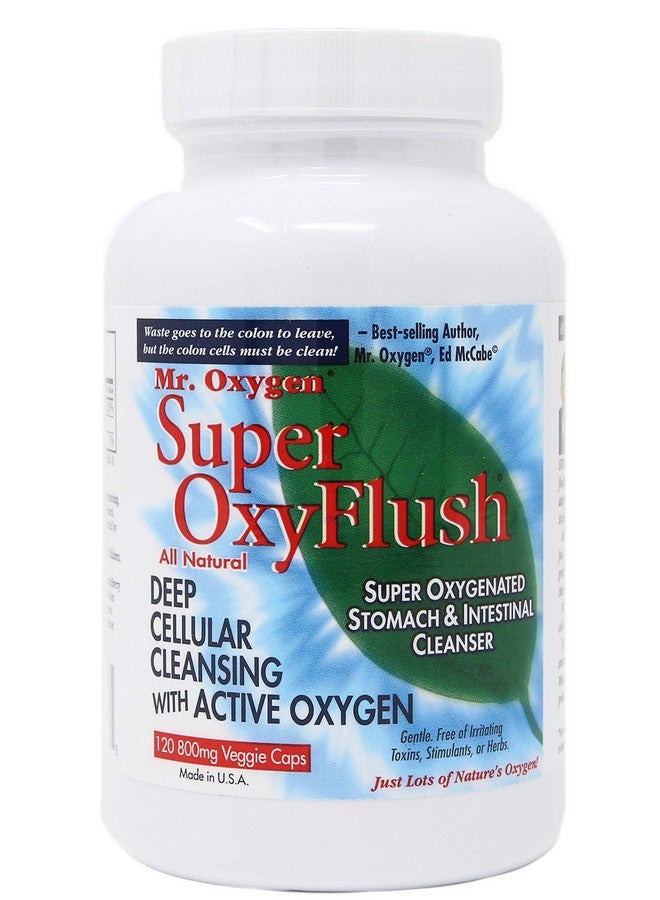 Mr. Oxygen SUPEROxyFlush® Unleashed! Absolute TOP Best Colon Cleanser! 120 Caps  - Image 1