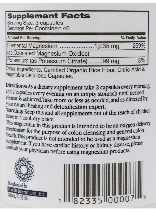 Mr. Oxygen SUPEROxyFlush® Unleashed! Absolute TOP Best Colon Cleanser! 120 Caps  - Image 2