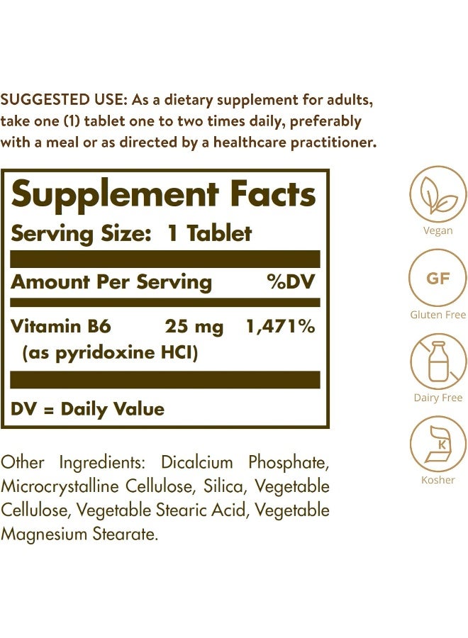 سولجر أقراص فيتامين ب 6 - 100 قرص - Image 2