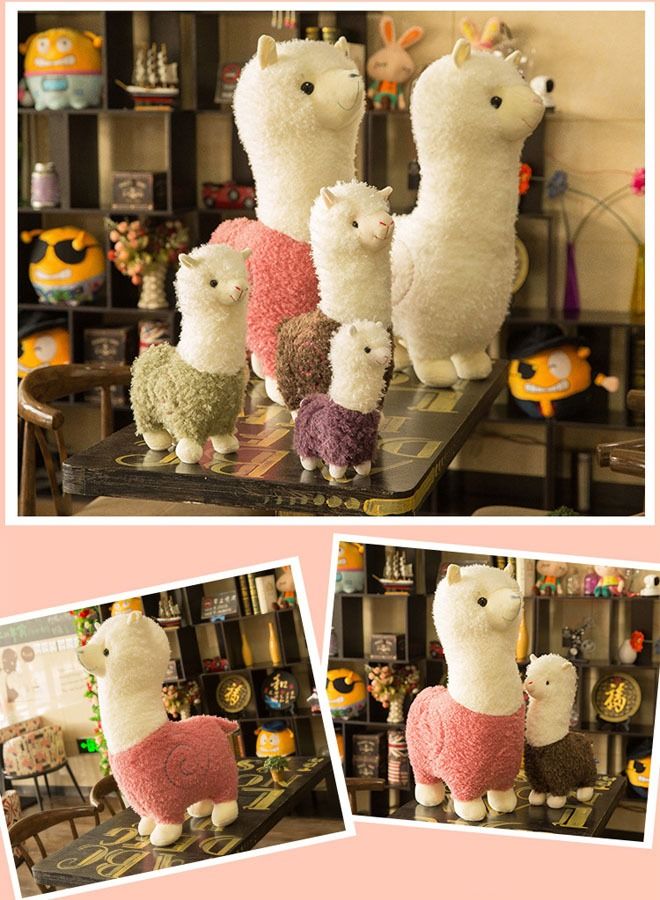 ZCM-HAPPY Alpaca Doll Plush Toy No Chemical and Antibacterial Cute Soft 28cm  - Image 5