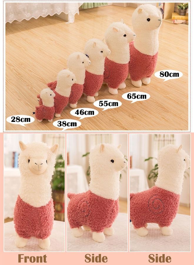 ZCM-HAPPY Alpaca Doll Plush Toy No Chemical and Antibacterial Cute Soft 28cm  - Image 3