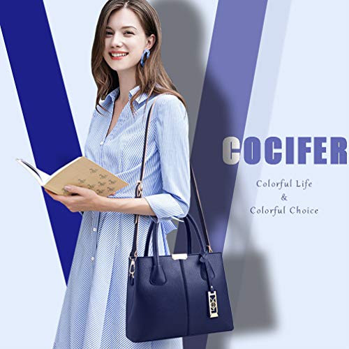 COCIFER Purses and Handbags for Women Shoulder Tote Bags Top Handle Satchel - Image 2