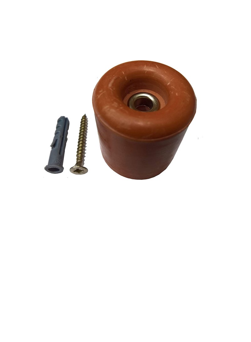 Rubber Door Stopper - Orange, 50 mm - Image 3