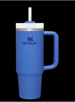 Quencher H2.0 FlowState 30oz Stainless Steel Tumbler with Lid and Straw - Vacuum Insulated for Water, Iced Tea, Coffee, Smoothies, and More, Iris