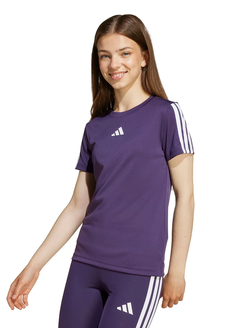 Adidas Youth Training Essential 3-Stripe T-Shirt