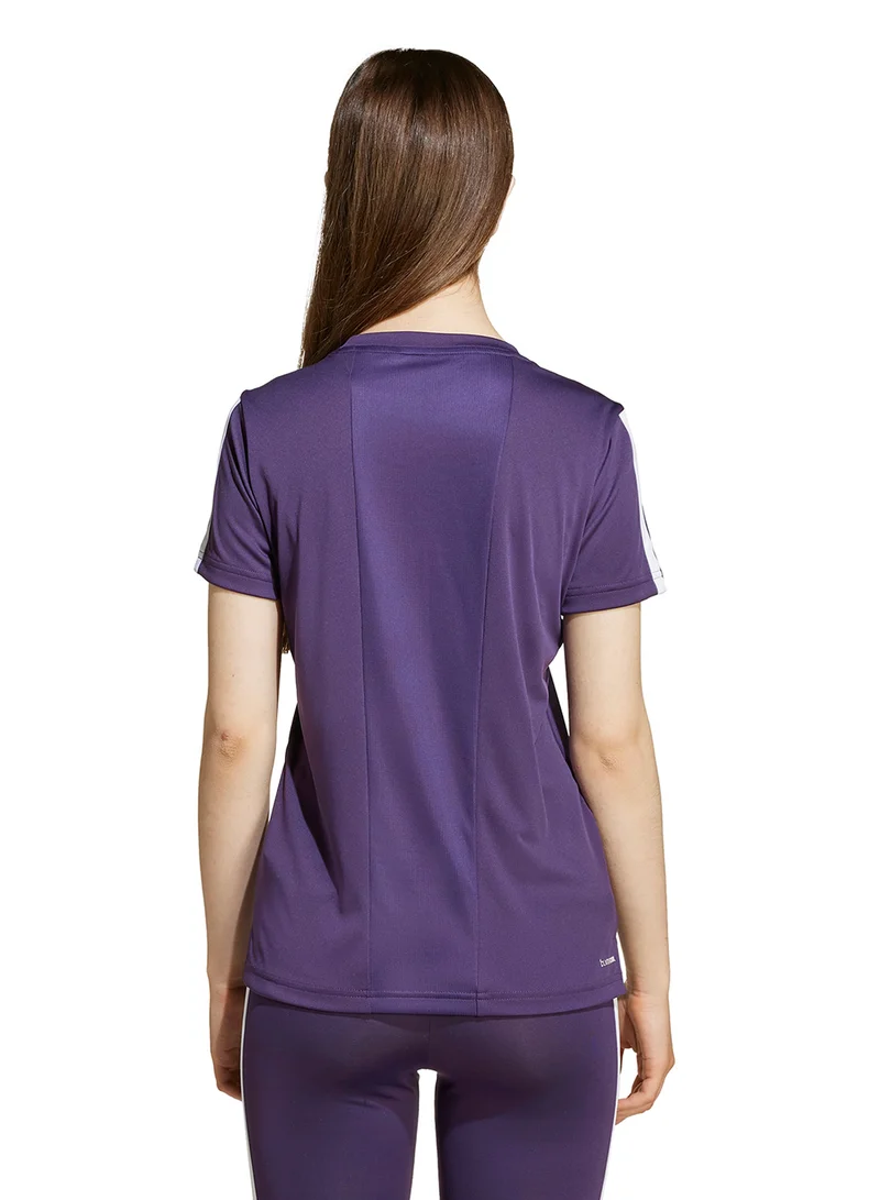 Adidas Youth Training Essential 3-Stripe T-Shirt