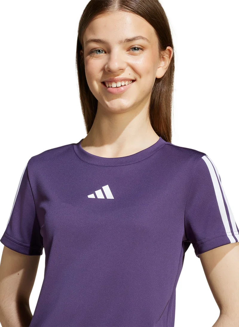 Adidas Youth Training Essential 3-Stripe T-Shirt
