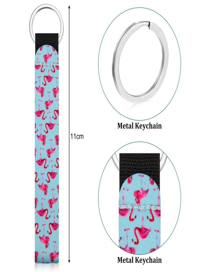Yaomiao 30 Pieces Neoprene Wristlet Keychain bulk Lanyard Hand Wrist Strap Keychain for Women - Image 2