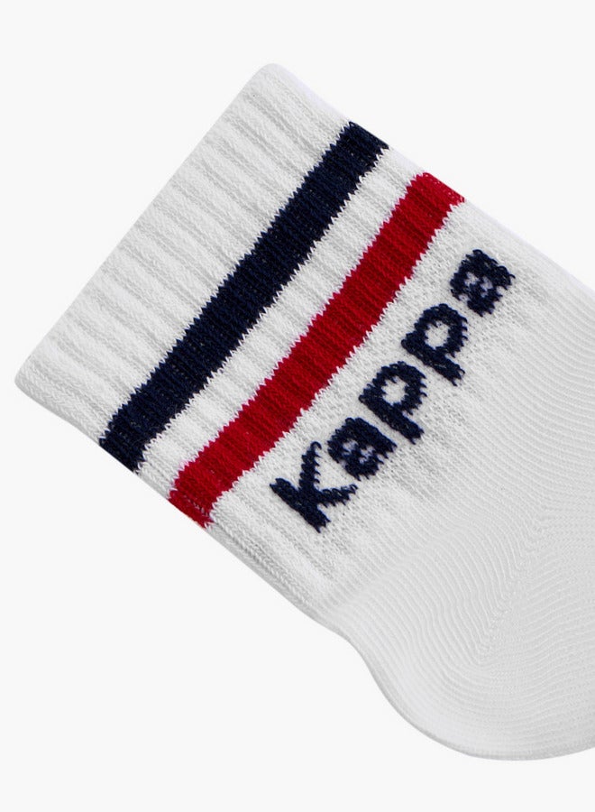Kappa Logo Print Non Terry Sports Socks - Set of 5  - Image 5