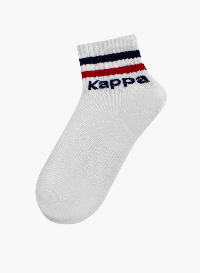 Kappa Logo Print Non Terry Sports Socks - Set of 5  - Image 2