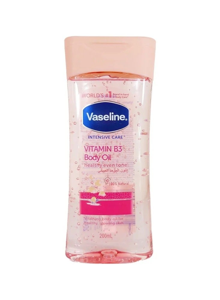 Vaseline Vitamin B3 Body Care Oil Healthy Skin Tone Unifying 200ml