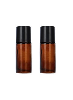 2Pcs 50Ml/1.7Oz Amber Glass Deodorant Roller Bottle With Plastic Roller Ball & Black Lid Deodorant Bottles Essential Oil Roller Bottles Empty Deodorant Container For Essential Oils Deodorant - pzsku/ZBA055F028597AE7E7B06Z/45/_/1730799281/0ddb4665-f151-46d6-abad-64e0fe65af33