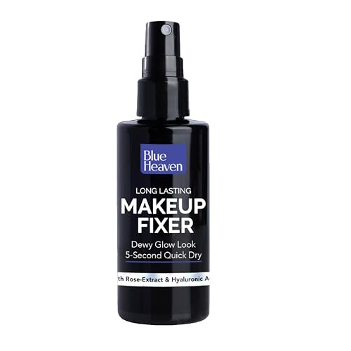 Blue Heaven LongLasting Makeup Fixer Paraben Free Sweat Proof Infused with Vitamin E and Aloe Vera Dewy Glow and Silk Matte Effect Setting Spray for Makeup 60ml - Image 1