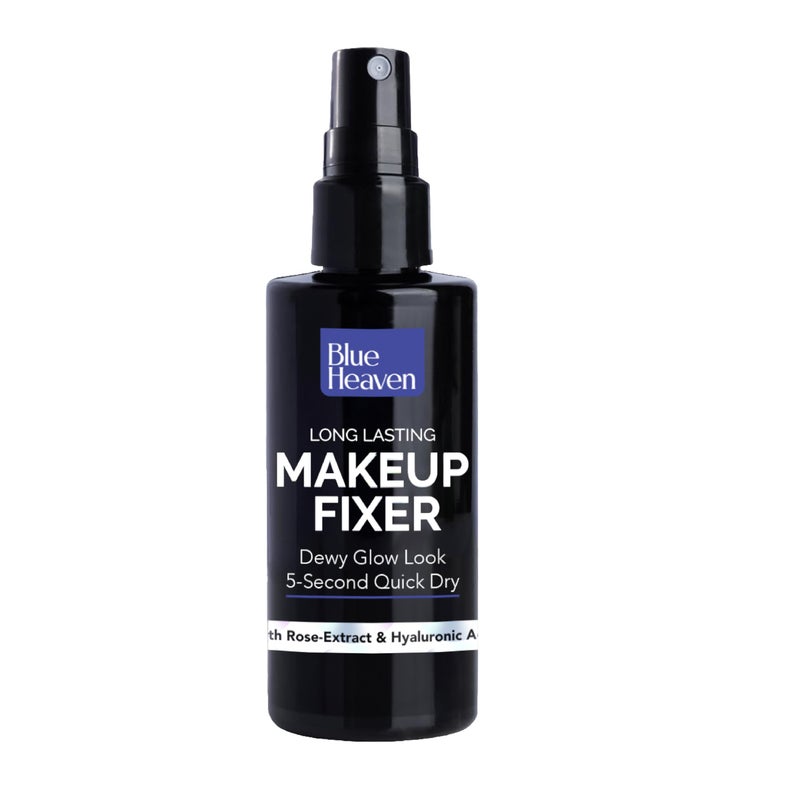 Blue Heaven LongLasting Makeup Fixer Paraben Free Sweat Proof Infused with Vitamin E and Aloe Vera Dewy Glow and Silk Matte Effect Setting Spray for Makeup 60ml - Image 2