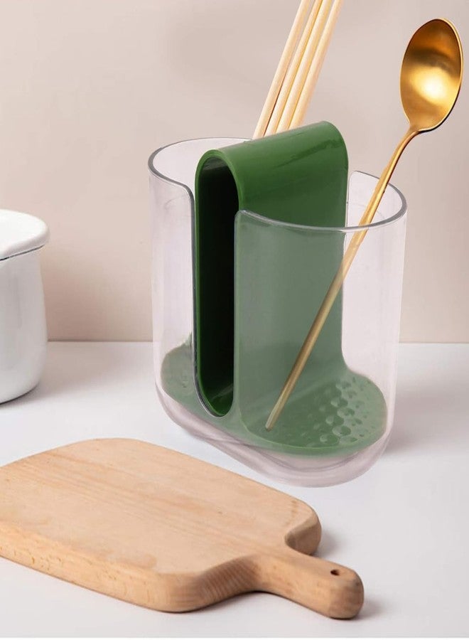 Drumstoneᴬˢᴰ 𝟐𝟎𝟐𝟔 𝗦𝗽𝗲𝗰𝗶𝗮𝗹 𝟓 𝗬𝗲𝗮𝗿 𝗪𝗮𝗿𝗿𝗮𝗻𝘁𝘆 Premium 2-Component Kitchen Utensil Holder and Silverware Drain Caddy – Multipurpose Countertop Cutlery Organizer for Modern Homes - Image 1