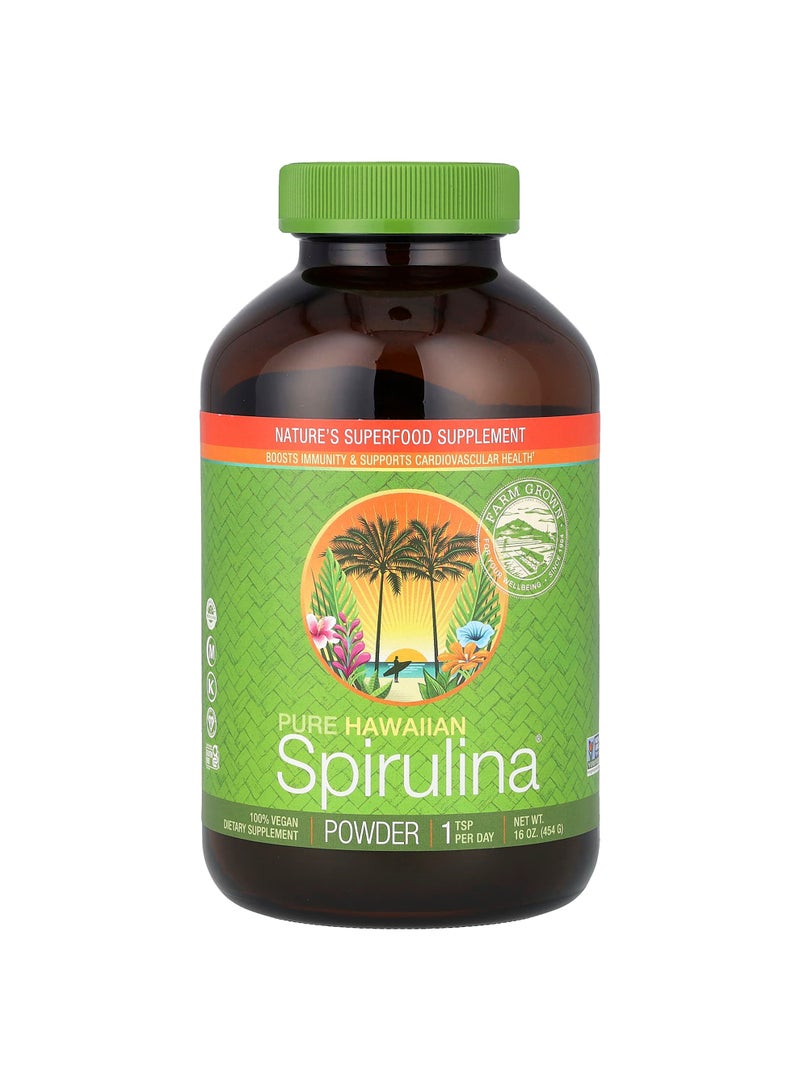 Pure Hawaiian Spirulina, Powder, 16 oz (454 g)