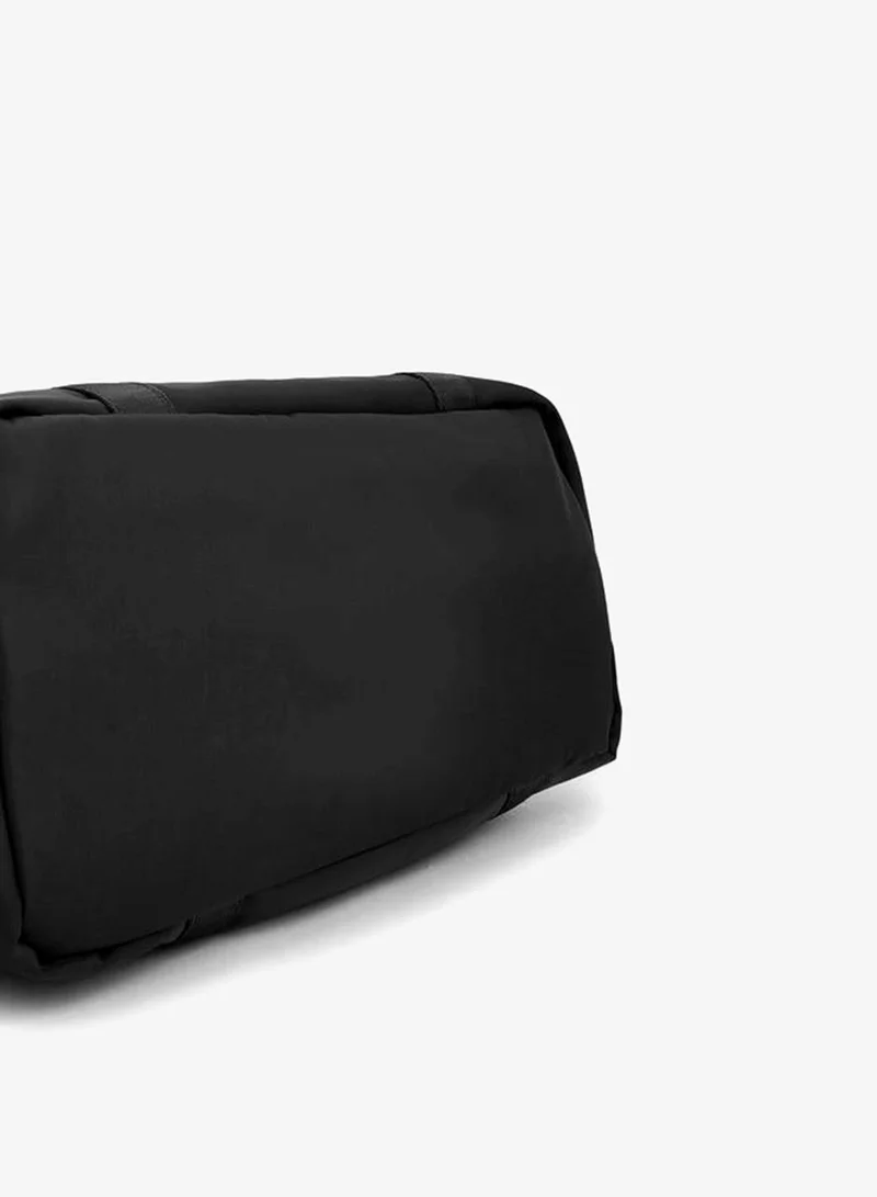Missy BLACK Solid Tote Bag With Zip Closure for Women | Best Price UAE