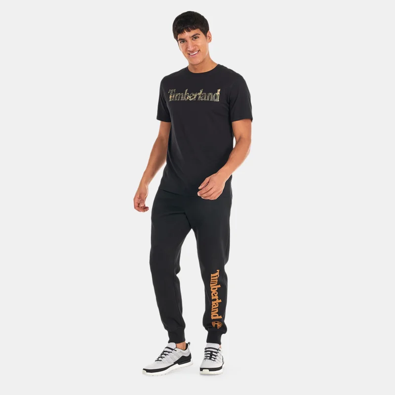 Timberland Men's Linear Logo Seasonal Camo T-Shirt