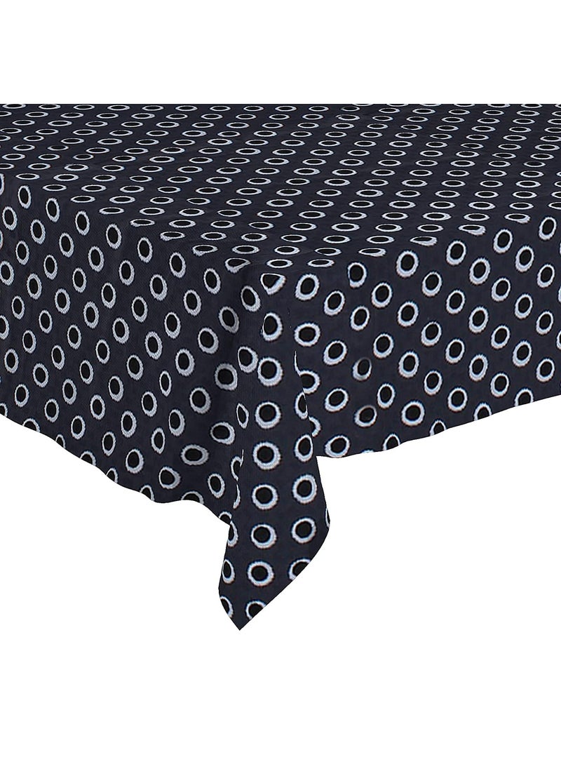 craft city CRAFT CITY PVC 6 Seater Dining Table Cover|Waterproof & Heat Resistant (54 by 90, Black)  - Image 2