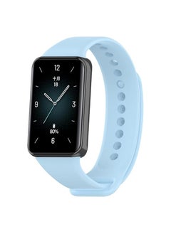 Strap Compatible with Honor Band 9, Adjustable Sport Strap, Replacement Strap Compatible with Honor Band 9 (Cloud water blue )