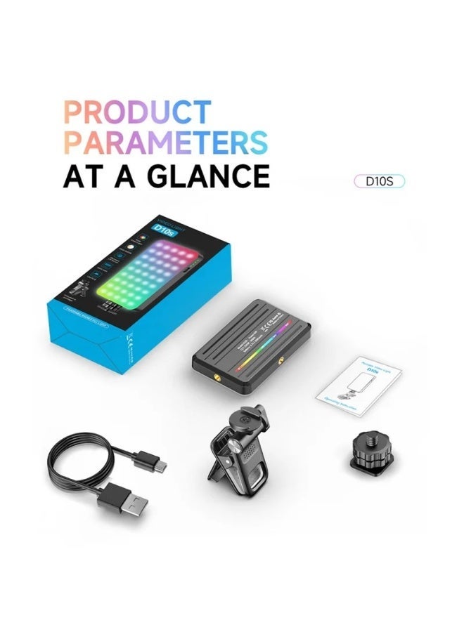 ضوء حلقي احترافي عالي الجودة لمبدعي المحتوى D10S رينج لايت - Image 1