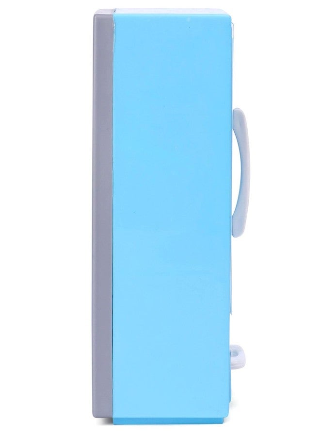 PEZYOX Plastic Toy Refrigerator for Kids (Refrigerator Toy Blue) - Image 4