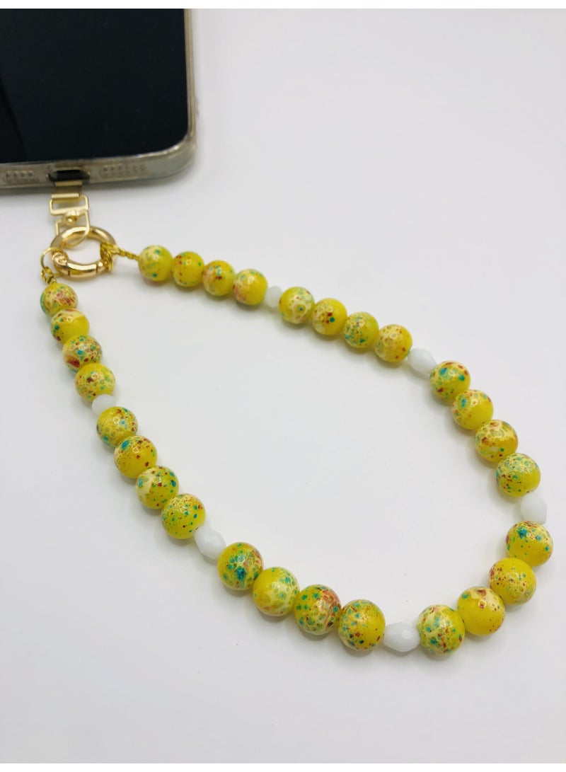 Handmade Premium Crystal Phone Strap-Refined - Image 3