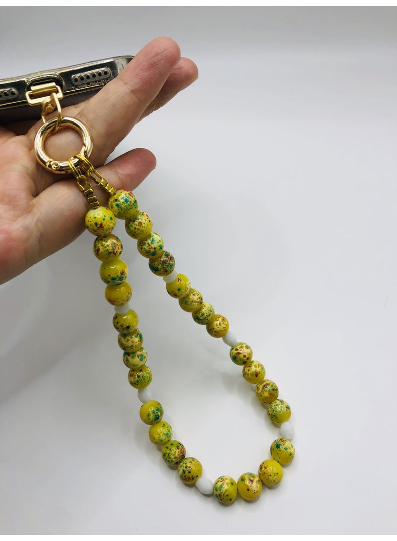 Handmade Premium Crystal Phone Strap-Refined - Image 4