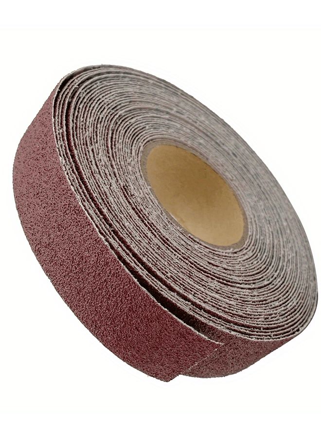 1 Inch Emery Cloth Roll 8Pcs Sandpaper Rolls With Dispenser 100 Grit For Woodworking Metal Polishing - Image 4