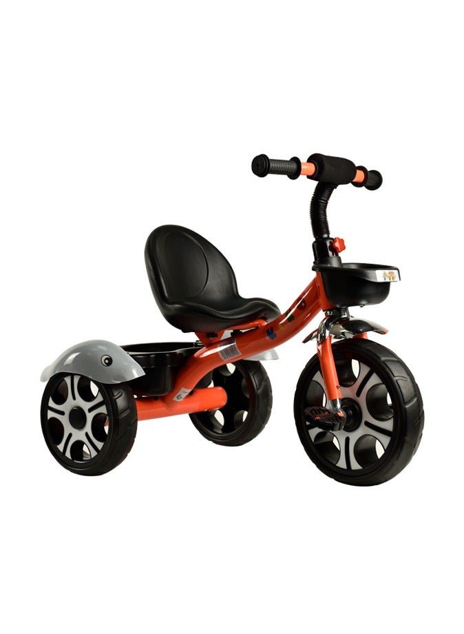 Kiko Children Tricycle 5 Pc - Orange - Image 1