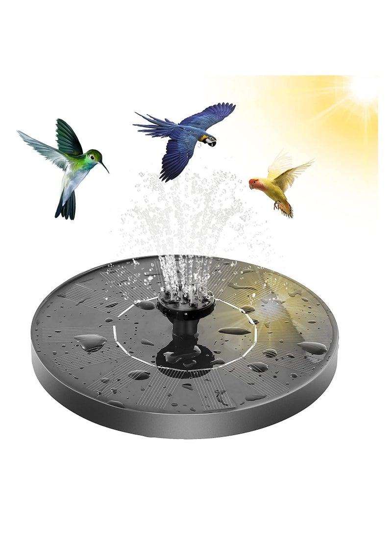 Excefore Solar Fountain Pump, 1.5W Solar Water Fountain with 8 Nozzles, Solar Powered Water Feature Pump for Pond Garden, Bird Bath, Fish Tank, Pool, Garden Decoration, Outdoor Pool Floating Fountain - Image 1