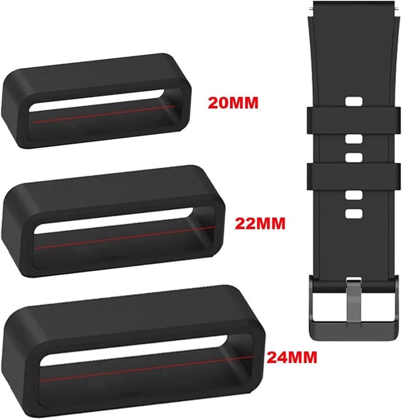 80Pcs 12mm Watch Band Retainer Loops Replacement Strap Keeper For Men Sport Watches - Image 4
