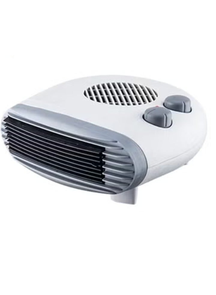 Nova NH1228 Low Profile Fan Heater 1000W/2000W Electric Room Heater with Thermostat Control for Home & Office - Image 1