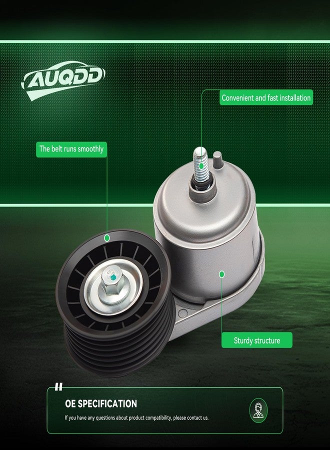 AUQDD 38103 Belt Tensioner (For 4.3L/5.0L/5.7L/7.4L) Fit For 99-00 Escalade /96-05 Chevy Astro Blazer 96-99 C1500 K1500 Express Silverado 1500 Tahoe /96-05 GMC Jimmy Sonoma 96-99 Savana Sierra Yukon - Image 5