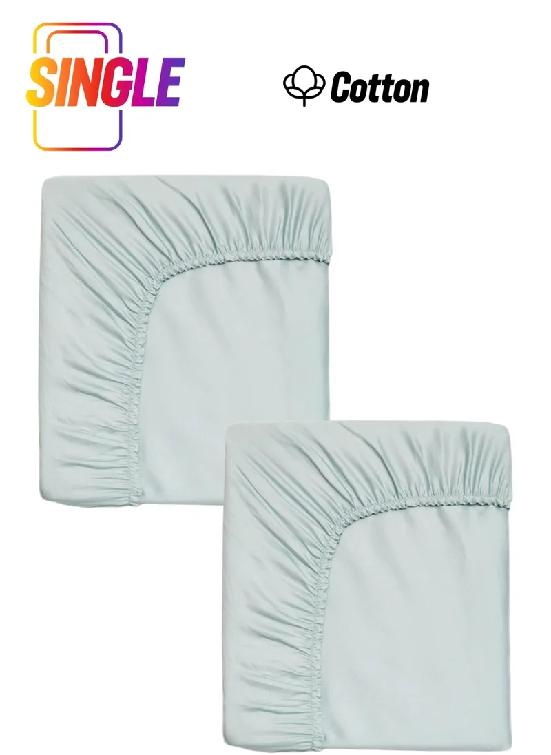 كوتن كونسيبت 2 Pieces Cotton and Elastic Combed Baby Bed Sheet