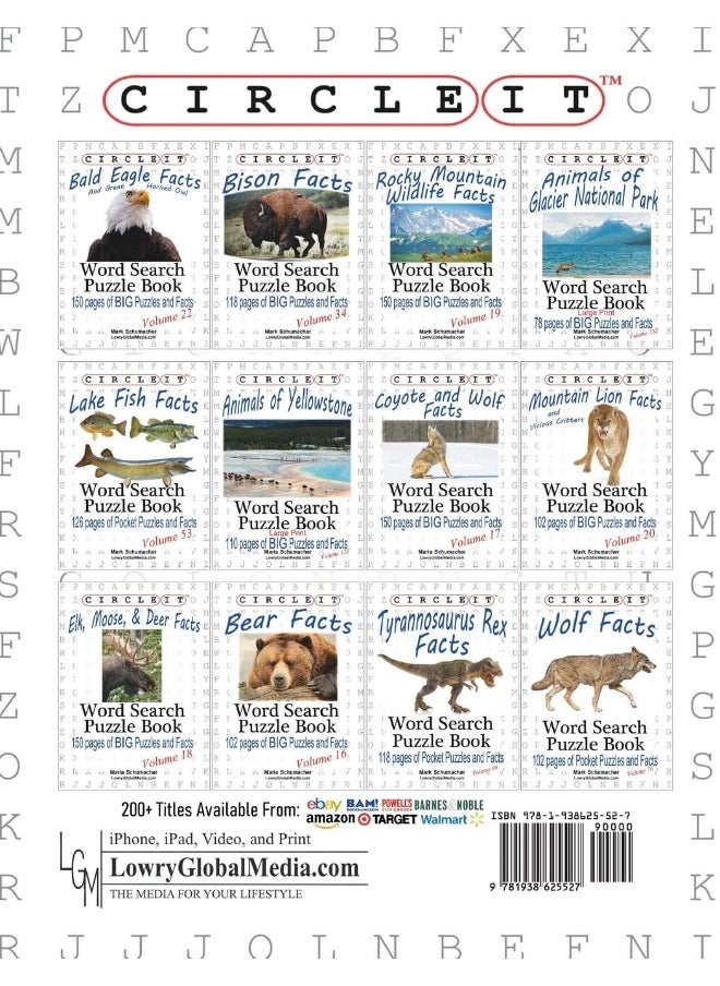 Circle It, Bison Facts, Word Search, Puzzle Book  - Image 2