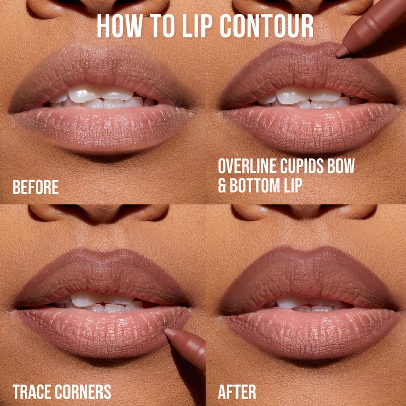 HUDA BEAUTY Lip Contour 2.0 Automatic Matte Lip Pencil Very Berry - Image 3