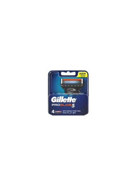 Gillette Fusion5 Proglide Razor Blades for Men - 4 Count