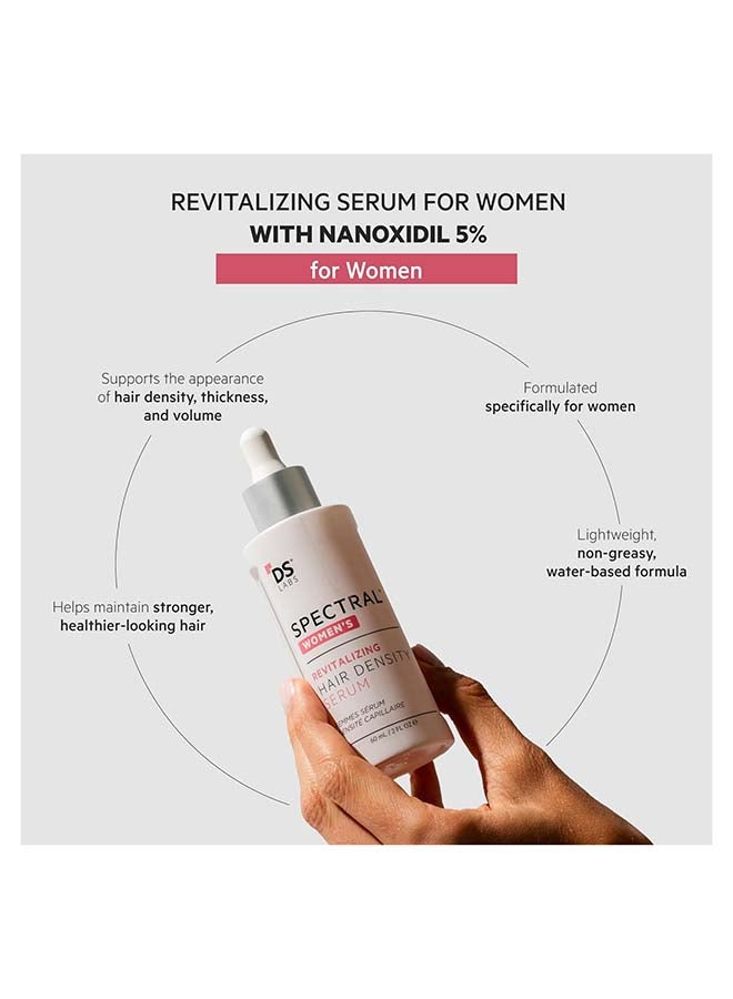 ds labs Spectral Women's (Csf) Revitalizing Serum For Women With Nanoxidil 5% - Lightweight Leave-In for Fuller, Thicker Looking Hair, Fast Absorbing, Non-Greasy, For All Hair Types 60ml - Image 2