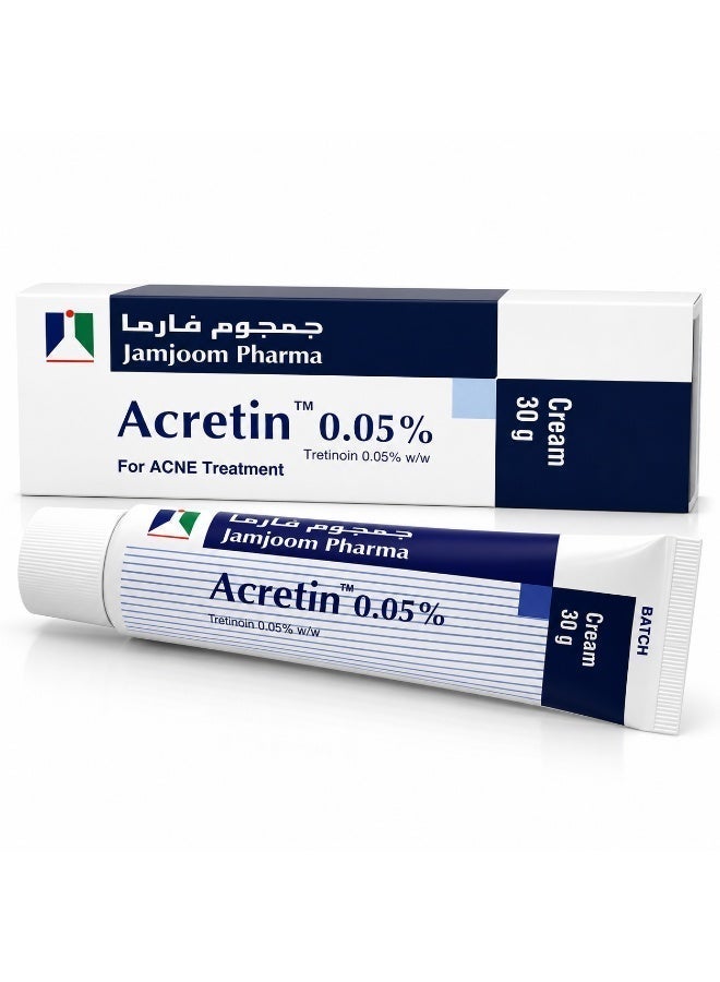Acretin 0.05% For Acne Treatment Cream 30g - Image 1