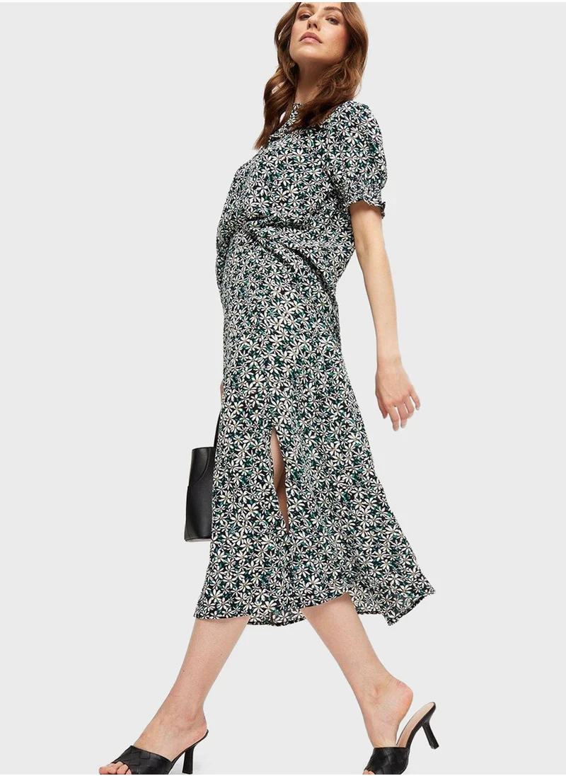 DOROTHY PERKINS Puff Sleeve Floral Print Top