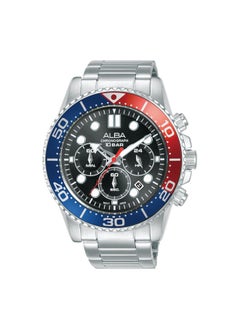 Alba Stainless Steel Chronograph Wrist Watch AT3J35X1 