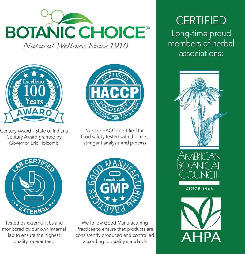 Botanic Choice Triple Magnesium Advantage  Magnesium Aspartate Citrate  Lactate Complex Supplement for Nerve Digestive Muscular  Heart Health for Men  Women 90 Capsules - Image 5