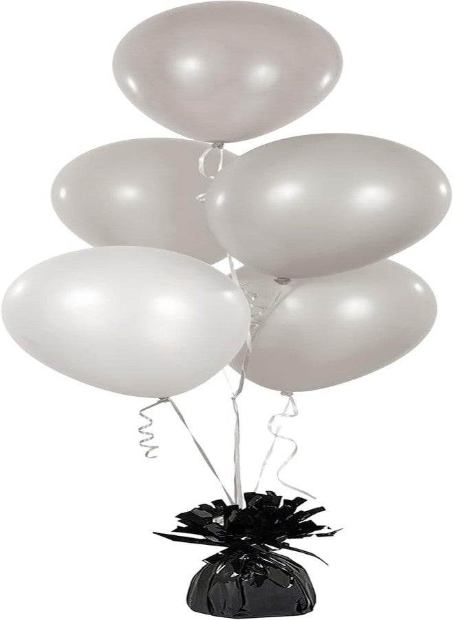Chochkees Metallic Balloon Weights, Birthday Party Favors, Novelty and Gag Gifts, 5.5" Inches, 6-Pack (Black) - Image 2