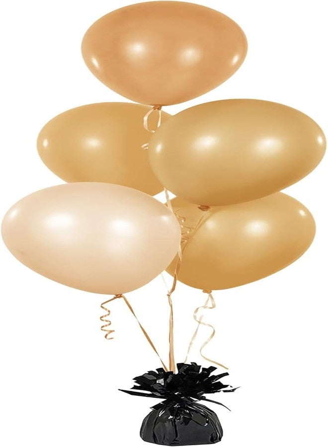 Chochkees Metallic Balloon Weights, Birthday Party Favors, Novelty and Gag Gifts, 5.5" Inches, 6-Pack (Black) - Image 4