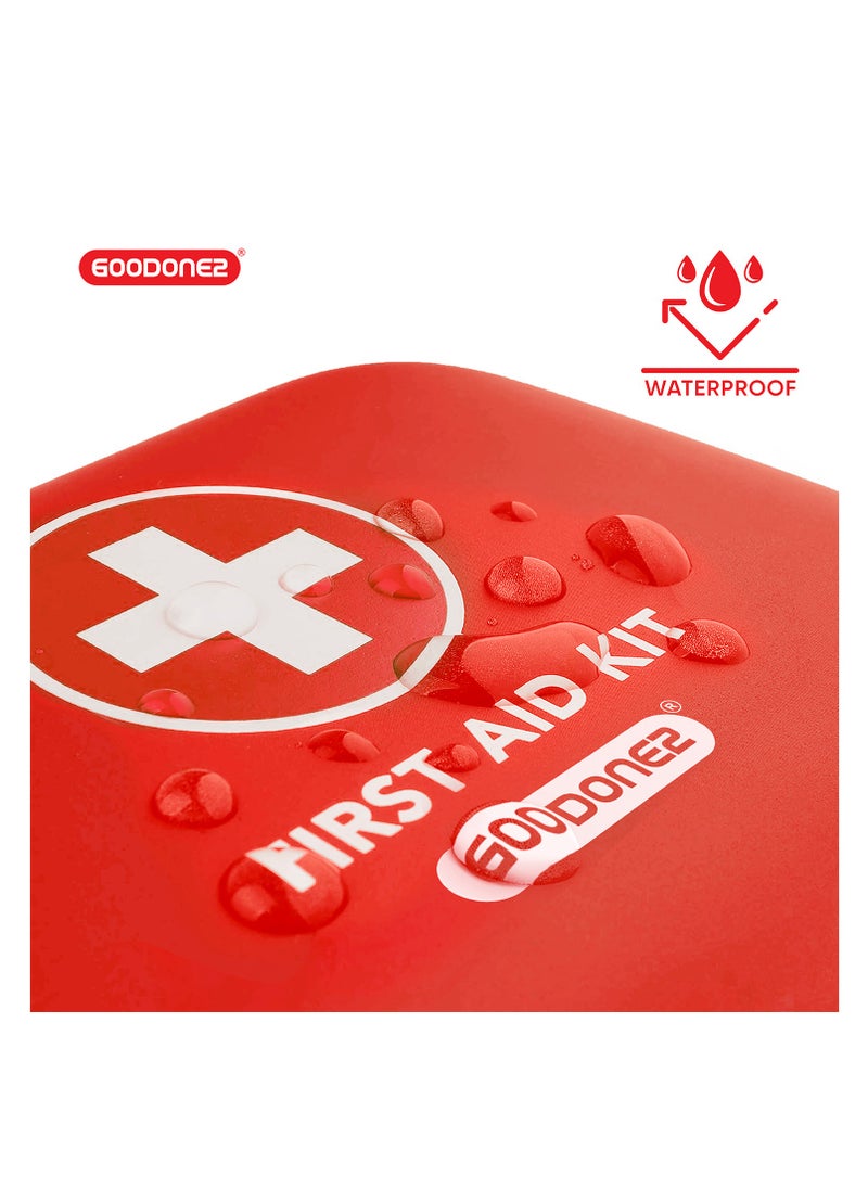 GOODONE2 - 200-Piece First Aid Kit Set For Minor Cuts, Scrapes, Sprains & Burns, Ideal for Home, Car, Travel and Outdoor Emergencies Medical Kit - Image 1