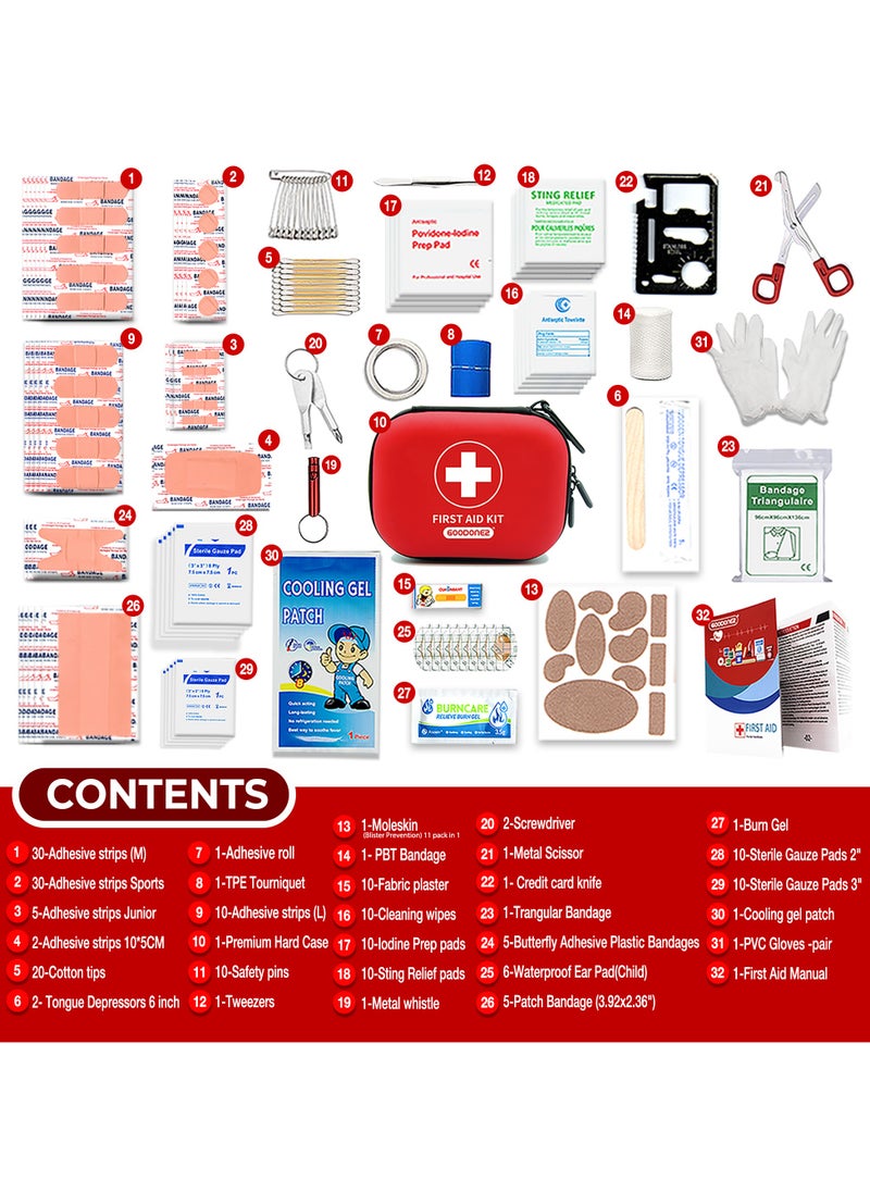 GOODONE2 200-Piece First Aid Kit Set For Minor Cuts, Scrapes, Sprains & Burns, Ideal for Home, Car, Travel and Outdoor Emergencies Medical Kit  - Image 2
