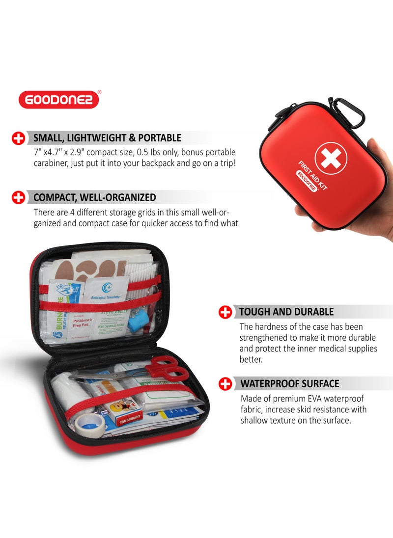 GOODONE2 - 200-Piece First Aid Kit Set For Minor Cuts, Scrapes, Sprains & Burns, Ideal for Home, Car, Travel and Outdoor Emergencies Medical Kit - Image 1